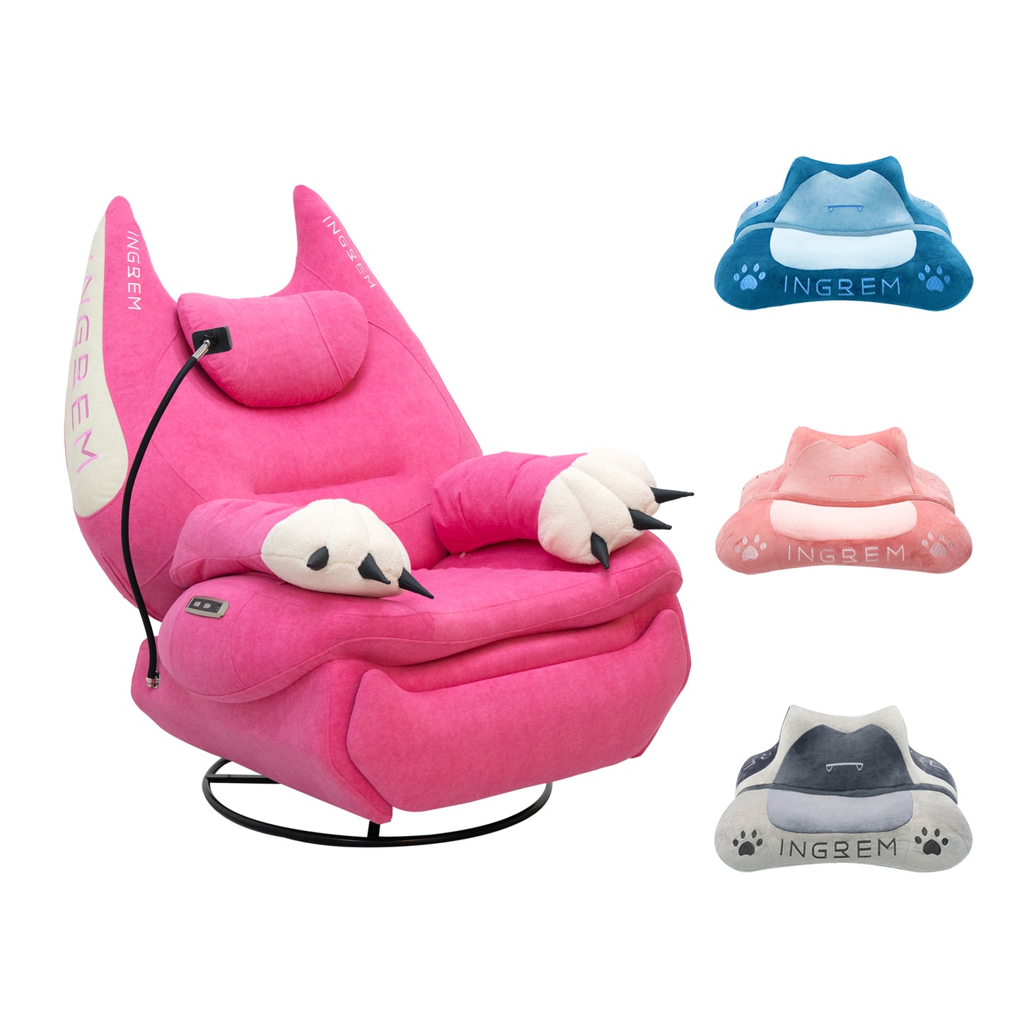 Fat Cat Power Recliner+ Fat cat pillow