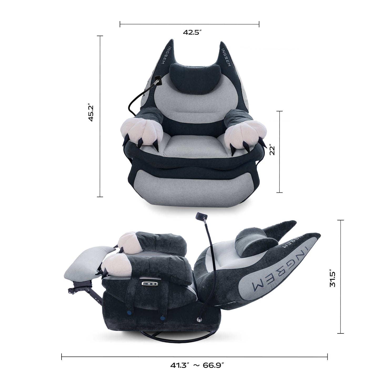 【Shipping from US warehouse】Power smart Sofa Recliner