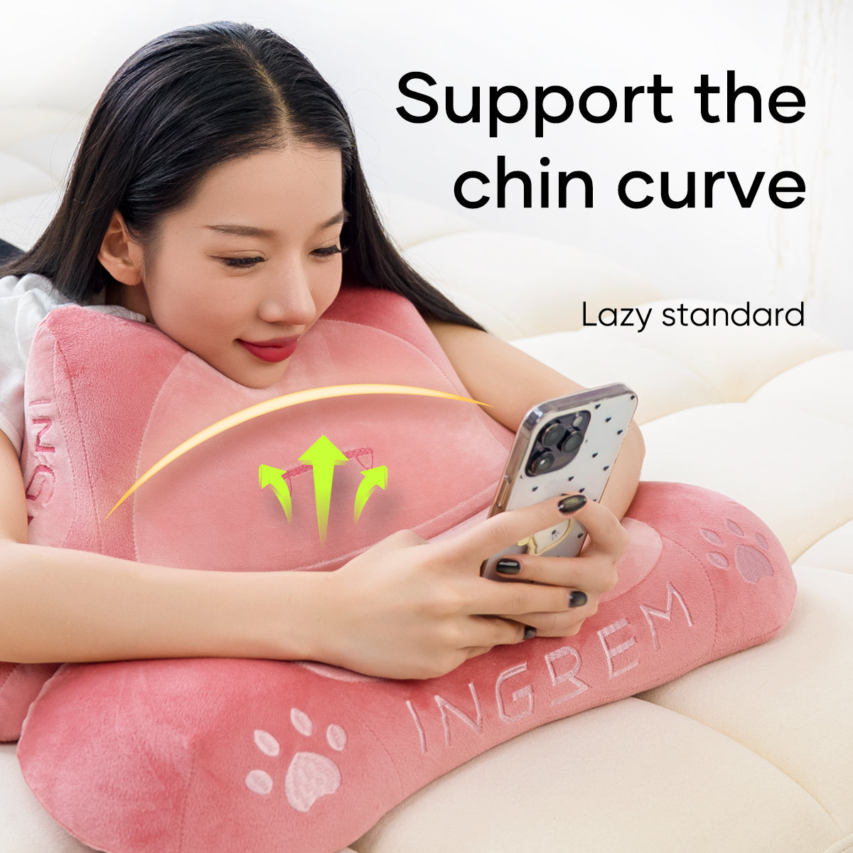 Power smart Sofa Recliner+ Fat cat pillow(with three color pillowcase)