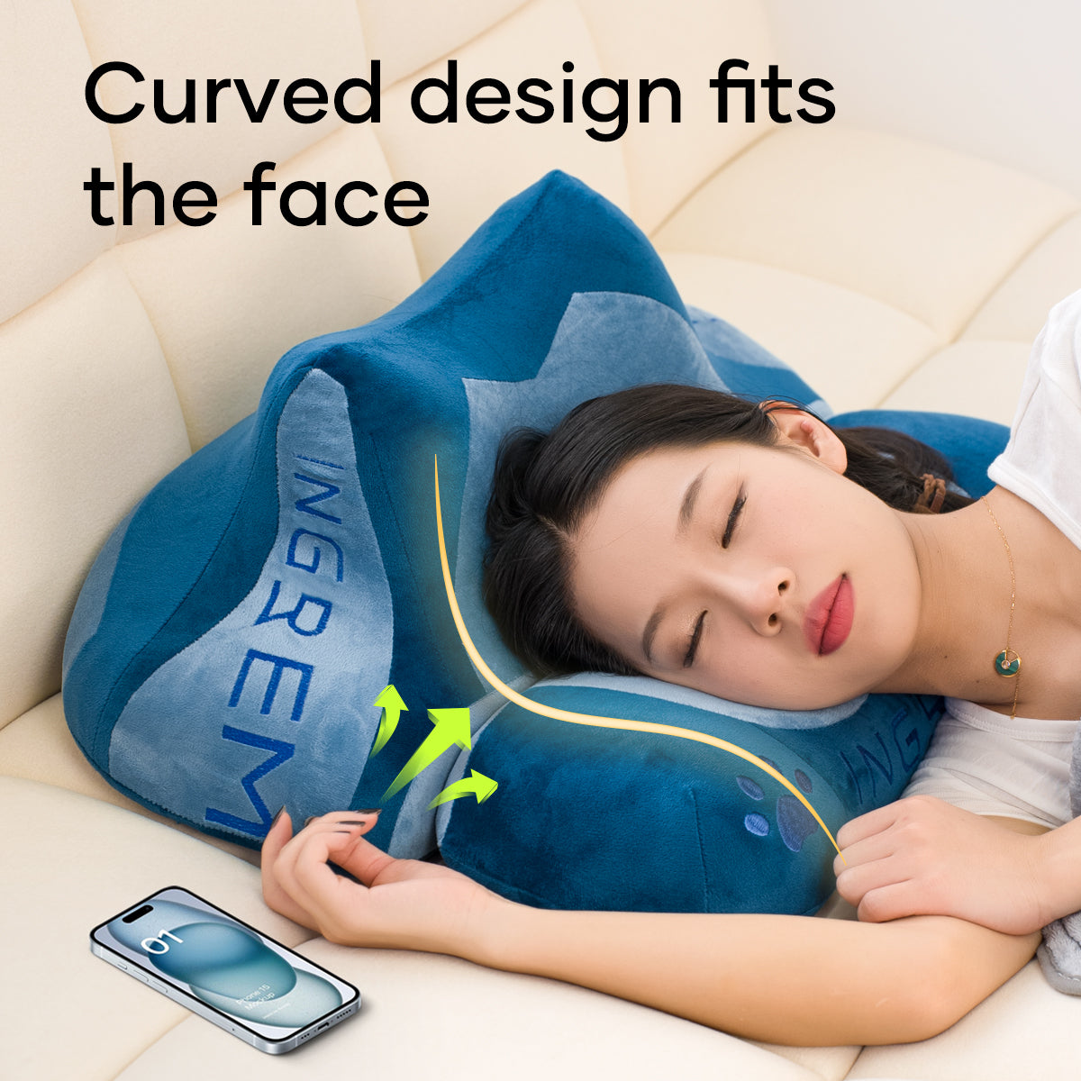 Power smart Sofa Recliner+ Fat cat pillow(with three color pillowcase)