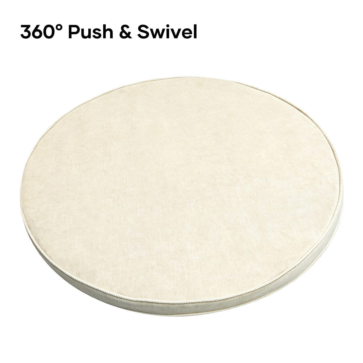 Fat Cat Sofa Caster Base — Push & 360° Swivel (Add-On)
