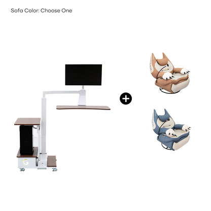 Fat Cat Recliner + Floating Desk Bundle