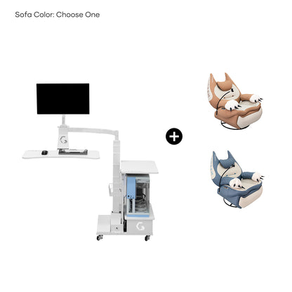 Fat Cat Recliner + Floating Desk Bundle