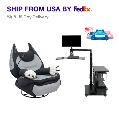 Fat Cat Sofa + Floating table【For US Customers Only 】