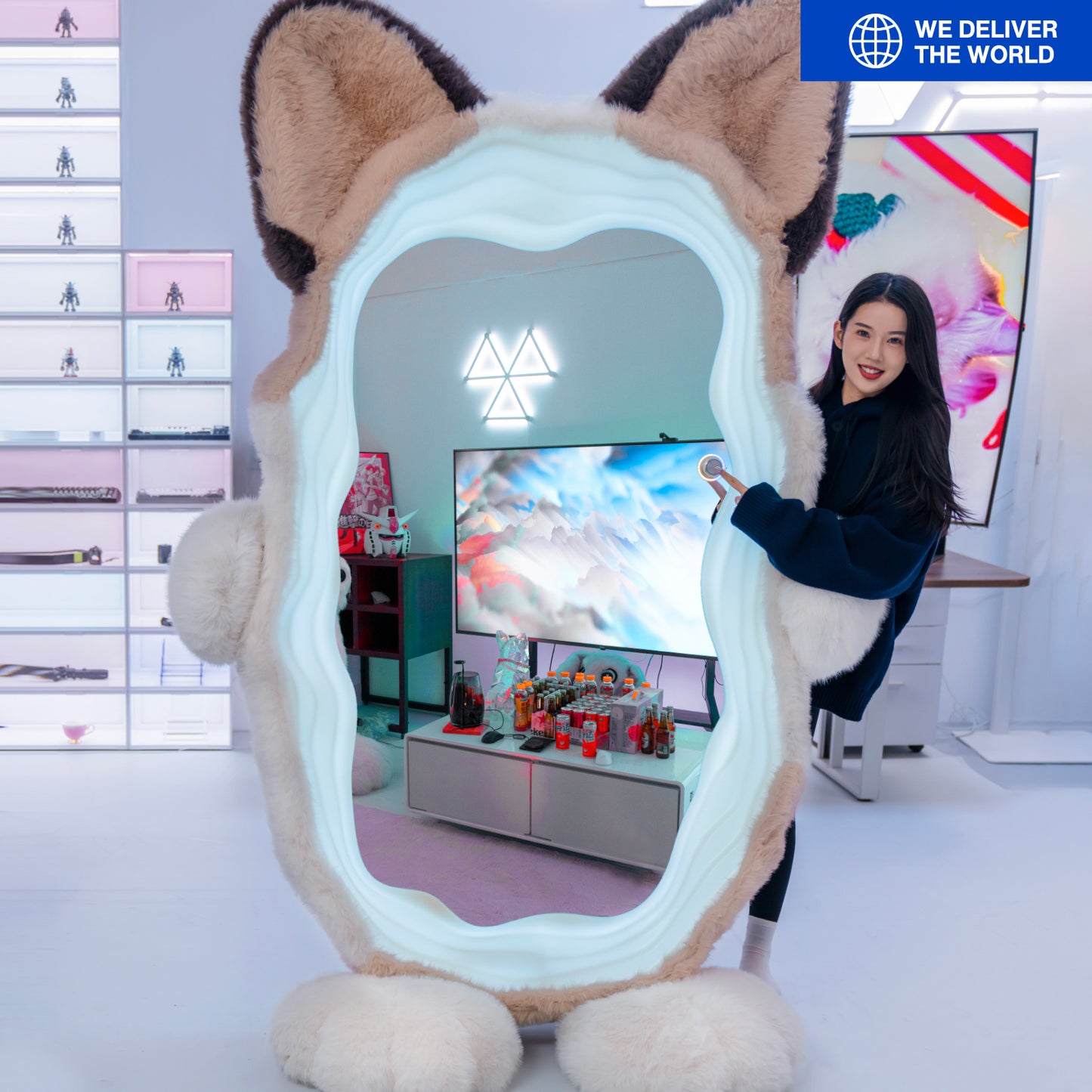 Cat ear mirror
