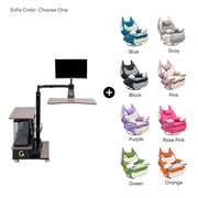 Fat Cat Recliner + Floating Desk Bundle