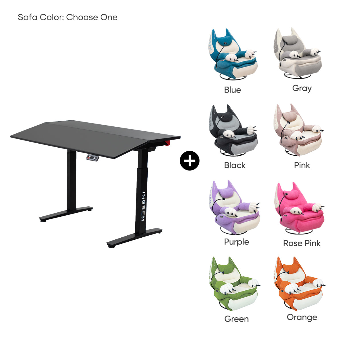 Fat Cat Recliner + Tilt Desk Bundle