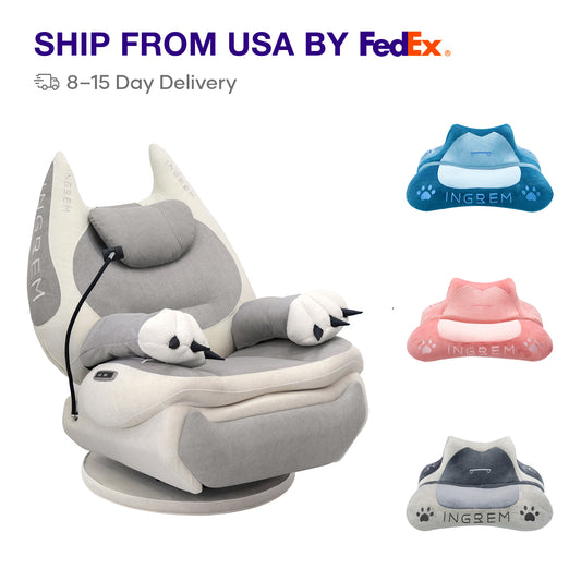 Fat Cat Recliner+ Fat cat pillow Bundle(For US Customers Only)