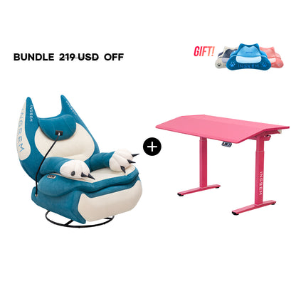 Fat Cat Recliner + Tilt Desk Bundle