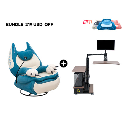Fat Cat Sofa + Floating table（For US Customers Only）