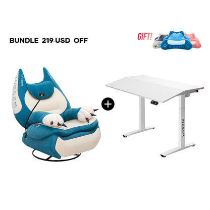 Fat Cat Recliner + Tilt Desk Bundle