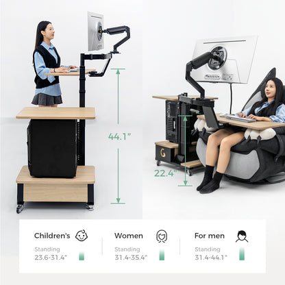 Fat Cat Recliner + Floating Desk Bundle