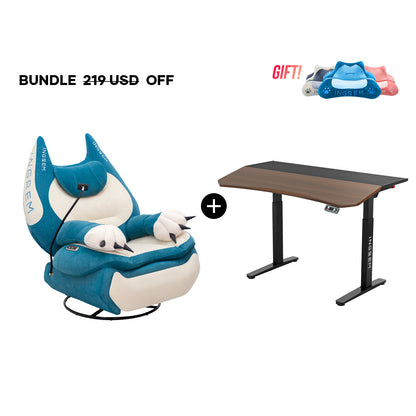 Fat Cat Recliner + Tilt Desk Bundle
