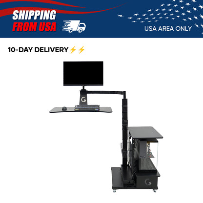 【For US Customers Only 10-Day Delivery⚡️⚡️】Power smart Sofa Recliner+Floating table