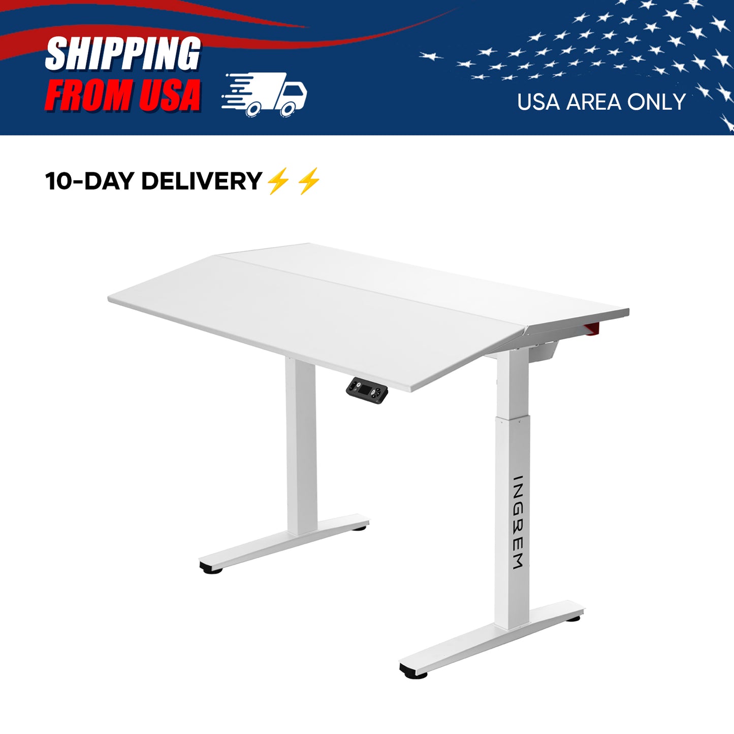 【For US Customers Only 10-Day Delivery⚡️⚡️】Power smart Sofa Recliner+Tilt-adjustable desk