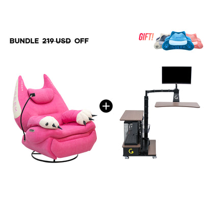 Fat Cat Sofa + Floating table（For US Customers Only）