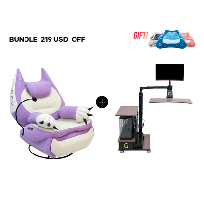 Fat Cat Sofa + Floating table（For US Customers Only）