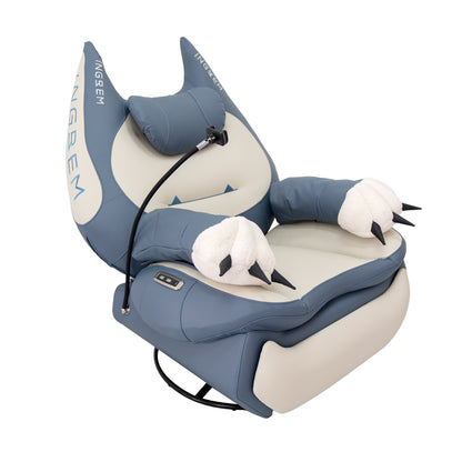 INGREM Super Leather Fat Cat Power Recliner