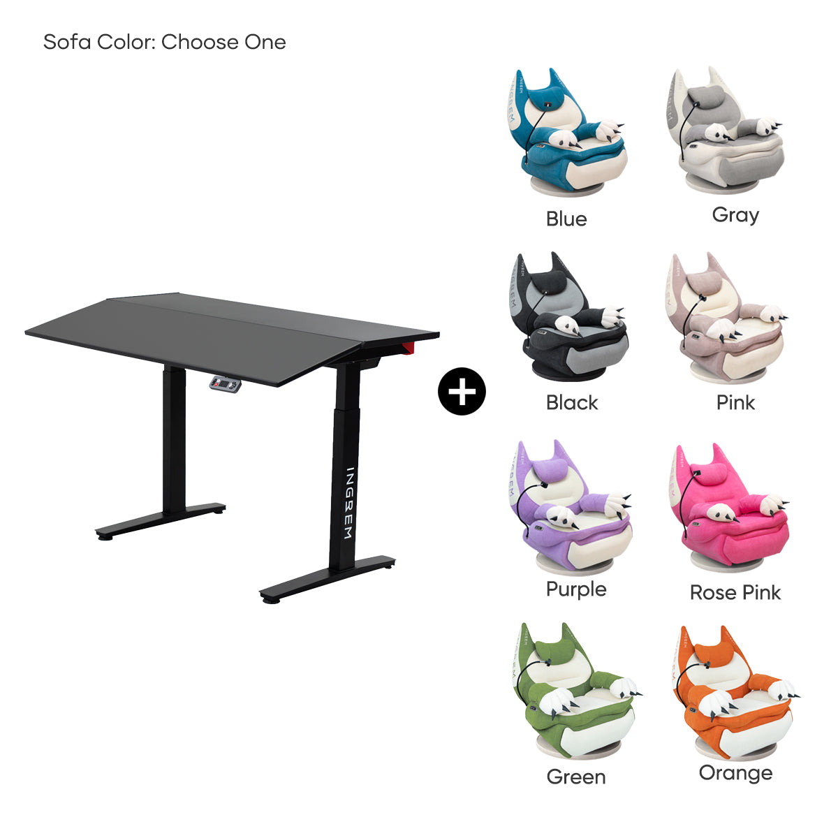 Fat Cat Recliner + Tilt Desk Bundle