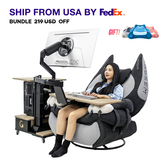 Fat Cat Sofa + Floating table（For US Customers Only）