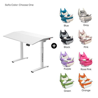 Fat Cat Recliner + Tilt Desk Bundle