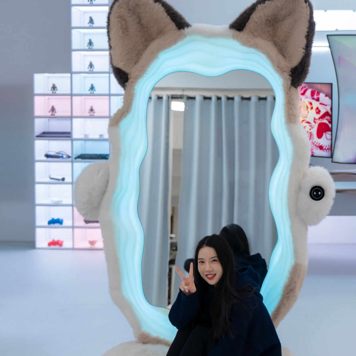 Cat ear mirror