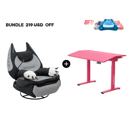 Fat Cat Recliner + Tilt Desk Bundle