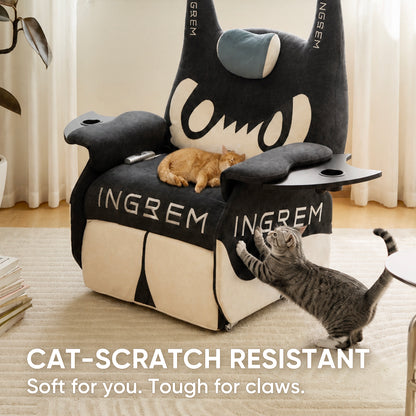 Bat Cat Power Recliner – Cat-Scratch Resistant Fabric