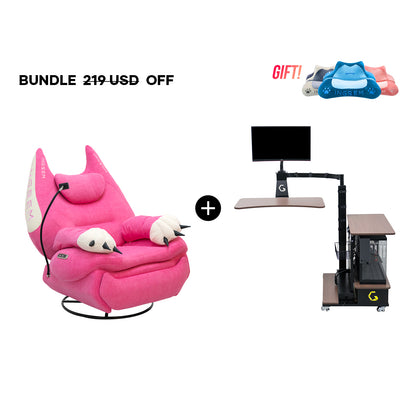 Fat Cat Sofa + Floating table（For US Customers Only）