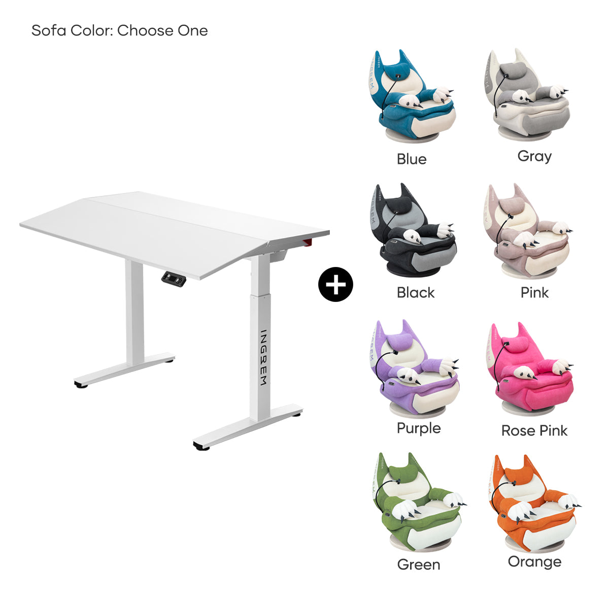 Fat Cat Recliner + Tilt Desk Bundle