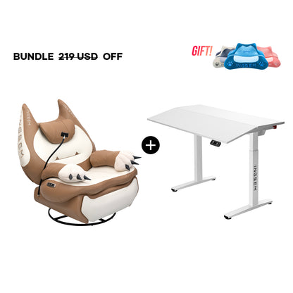 Fat Cat Recliner + Tilt Desk Bundle