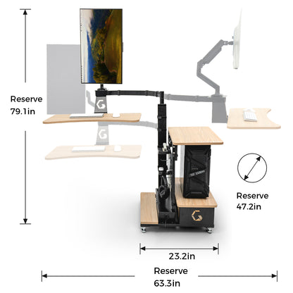 INGREM Electric Floating Table