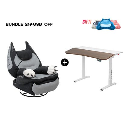 Fat Cat Recliner + Tilt Desk Bundle