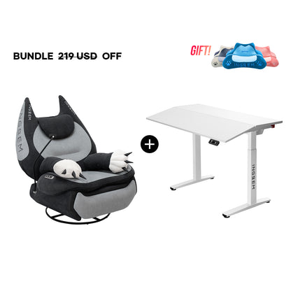 Fat Cat Recliner + Tilt Desk Bundle