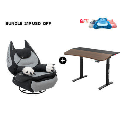 Fat Cat Recliner + Tilt Desk Bundle