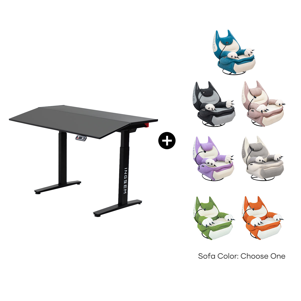 Fat Cat Recliner + Tilt Desk Bundle