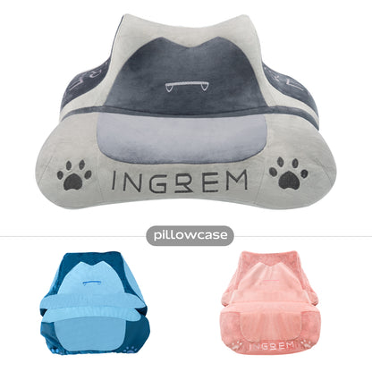 Fat Cat Pillow(with three color pillowcase)