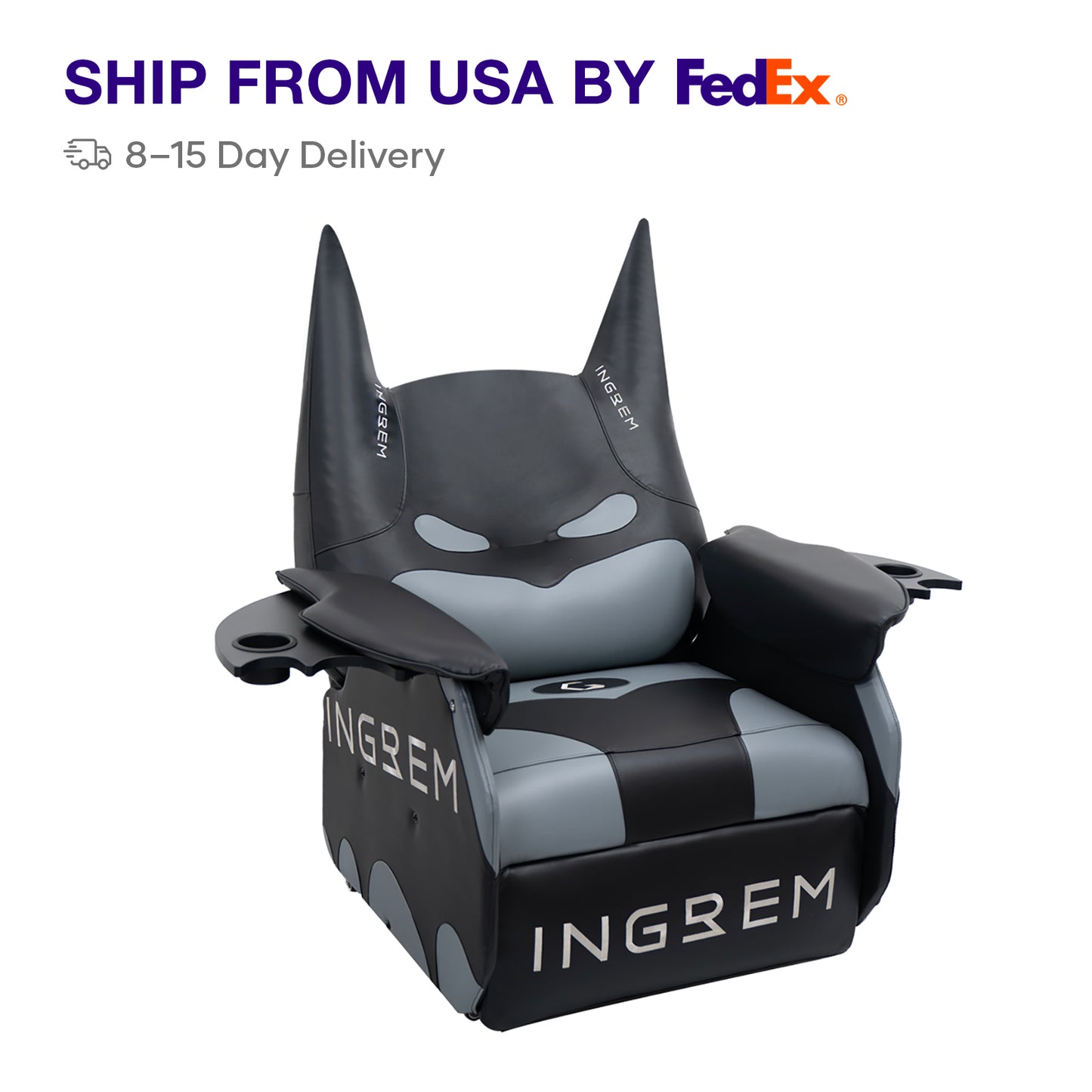 INGREM Bat Cat Power Recliner【For US Customers Only】