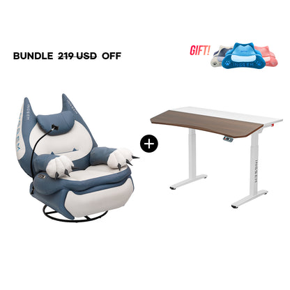 Fat Cat Recliner + Tilt Desk Bundle