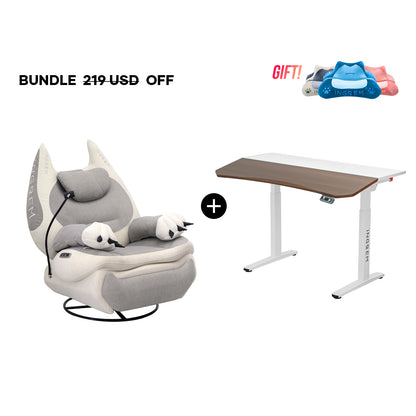 Fat Cat Recliner + Tilt Desk Bundle