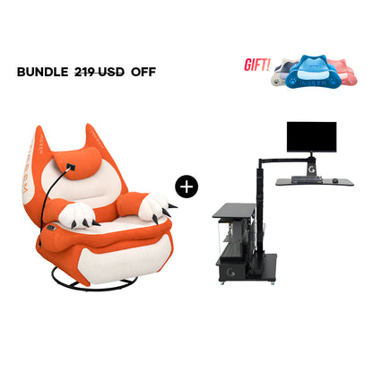 Fat Cat Sofa + Floating table（For US Customers Only）