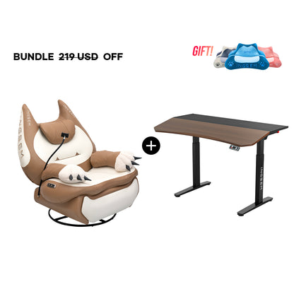 Fat Cat Recliner + Tilt Desk Bundle