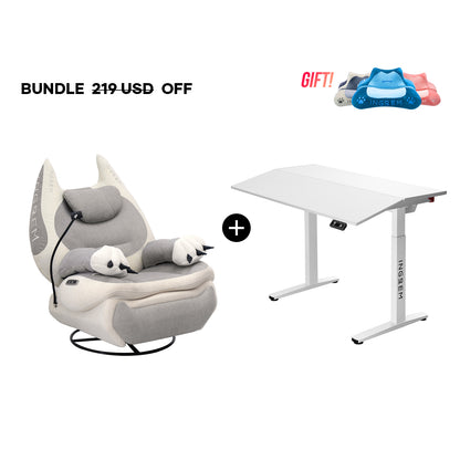 Fat Cat Recliner + Tilt Desk Bundle