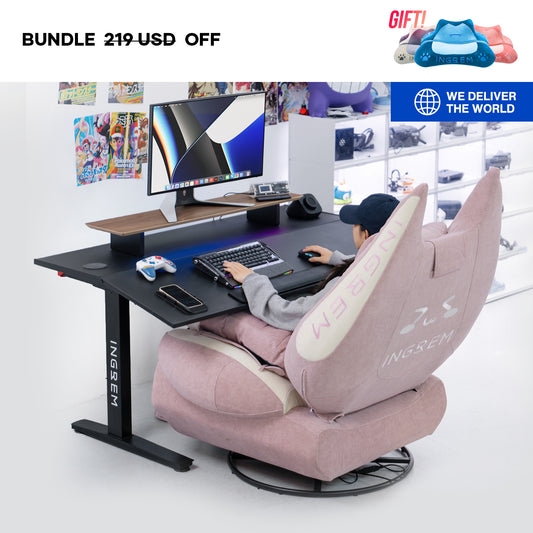 Fat Cat Recliner + Tilt Desk Bundle