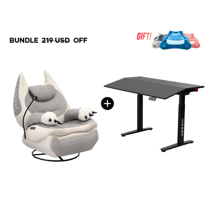 Fat Cat Recliner + Tilt Desk Bundle