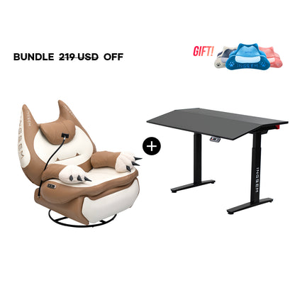 Fat Cat Recliner + Tilt Desk Bundle