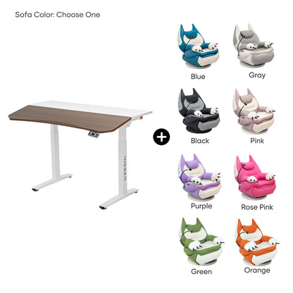 Fat Cat Recliner + Tilt Desk Bundle