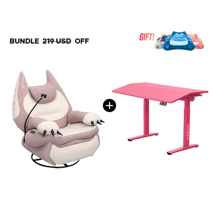 Fat Cat Recliner + Tilt Desk Bundle
