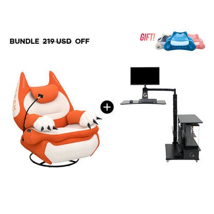 Fat Cat Sofa + Floating table（For US Customers Only）