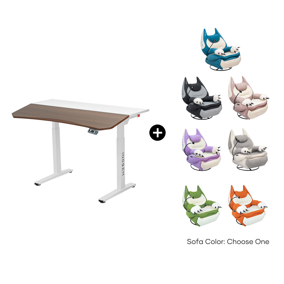 Fat Cat Recliner + Tilt Desk Bundle